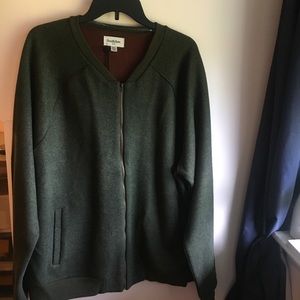 Goodfellow Olive wool bomber jacket
